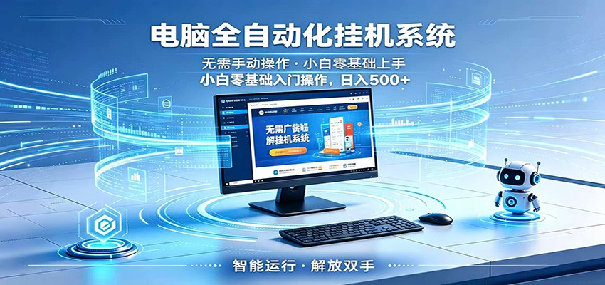 智能广告挂机无需值守,小白上手轻松实现每日增收-钱途社