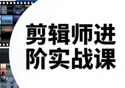 剪辑师进阶实战课(更新23年-25年)-钱途社