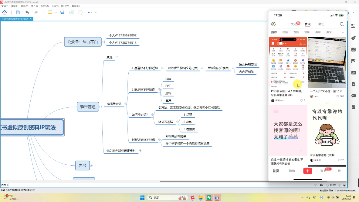 绅白不白·小红书虚拟店铺，IP打法+原创商品(更新2026)-钱途社
