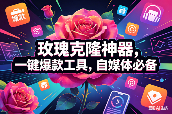 （18246期）玫瑰克隆神器，一键爆款工具，自媒体必备，50多个功能的教程-钱途社