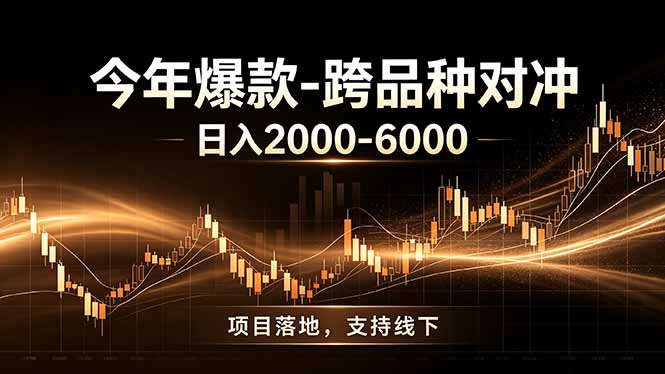 全新跨品种对冲模式上线！日稳定盈利 2000-6000，合规长久可批量放大-钱途社