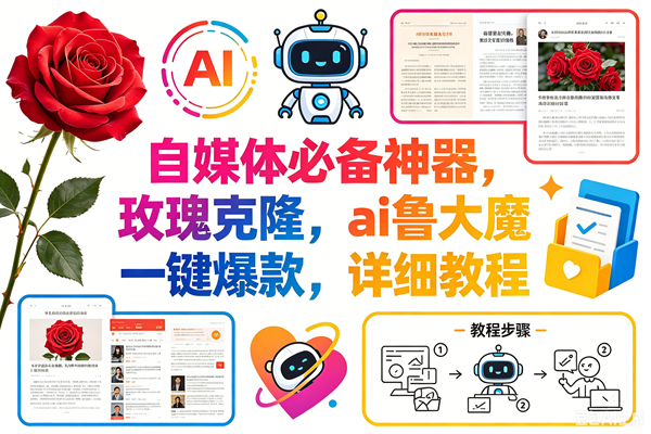 （18441期）玫瑰克隆神器，一键ai大魔，爆款工具，自媒体必备，60多个功能的详细教程-钱途社