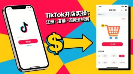 TikTok从开店到投流的进阶课，从基础实操到高阶技巧一网打尽-钱途社