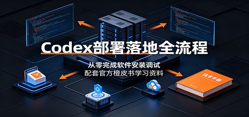 Codex部署落地全流程：从零完成软件安装调试，配套官方橙皮书学习资料-钱途社