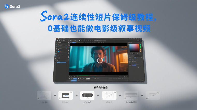 Sora2连续性短片保姆级教程，0基础也能做电影级叙事视频-钱途社