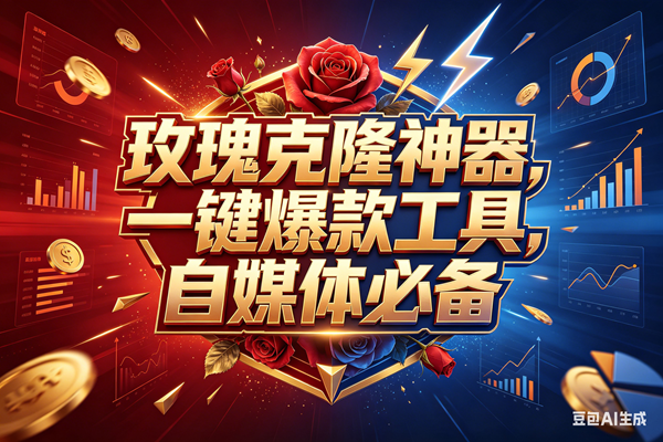 （18190期）玫瑰克隆，一键爆款工具，ai智能体，自媒体神器，50多个功能的教程-钱途社