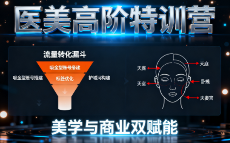 0-1000万医美高阶特训营课程-钱途社