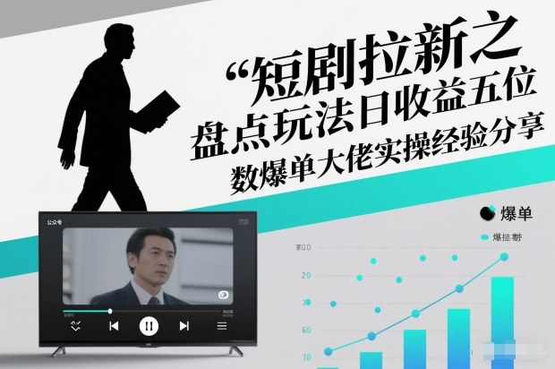 短剧拉新之盘点玩法日收益五位数爆单大佬实操经验分享-钱途社