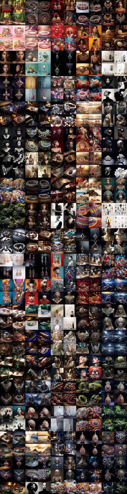 463个Midjourney珠宝摄影提示词:覆盖全品类珠宝,AI设计秒出专业效果-钱途社