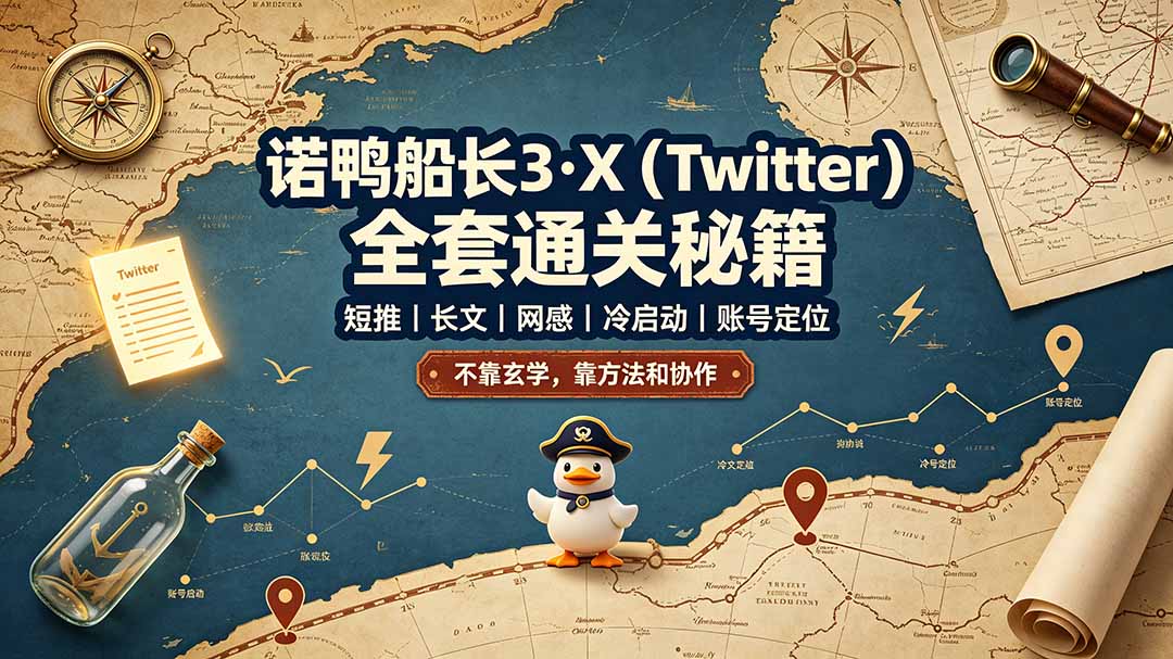 诺鸭船长3·X(Twitter-钱途社
