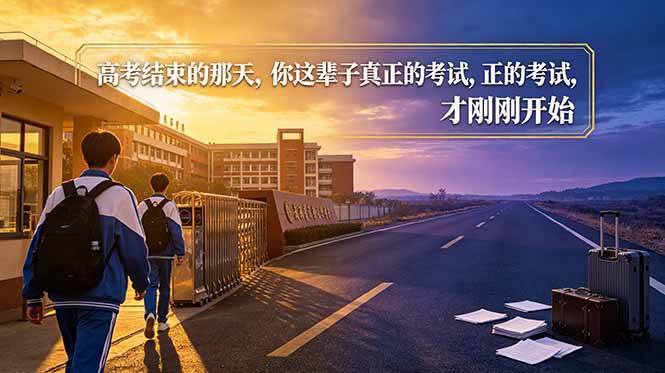 （18968期）付费文章：高考结束的那天，你这辈子真正的考试，才刚刚开始-钱途社