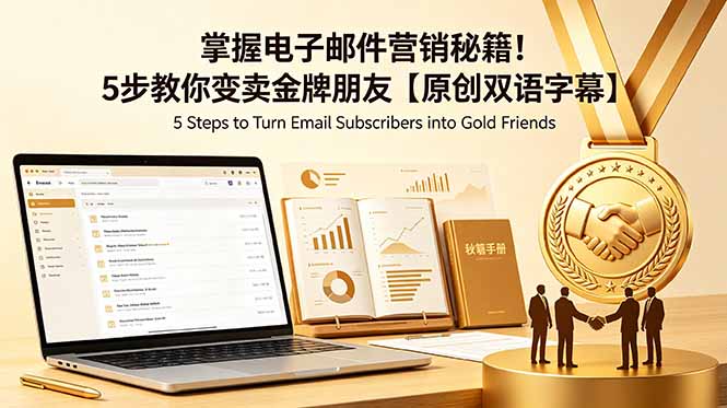 掌握电子邮件营销秘籍！5步教你变卖金牌朋友【原创双语字幕】-钱途社