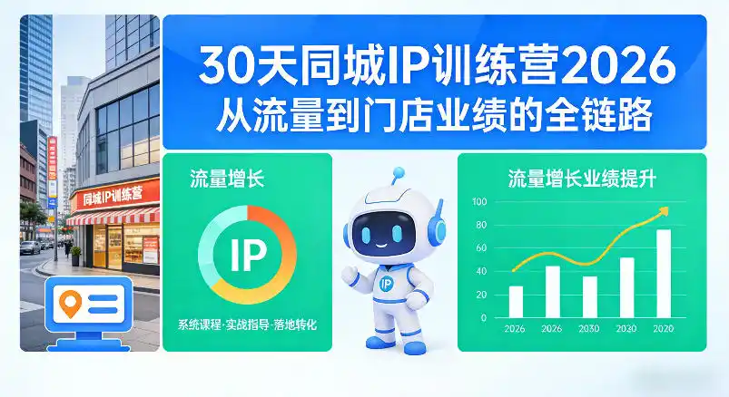 30天同城IP训练营2026年，从流量到门店业绩的全链路(0808更新)-钱途社