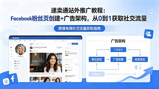 速卖通站外推广教程：Facebook粉丝页创建+广告架构，从0到1获取社交流量-钱途社