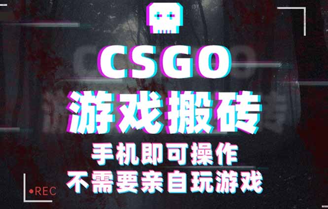 CSGO游戏挂机捡漏，单日扫货500+，年底小高峰上车可吃肉，手机即可操作…-钱途社