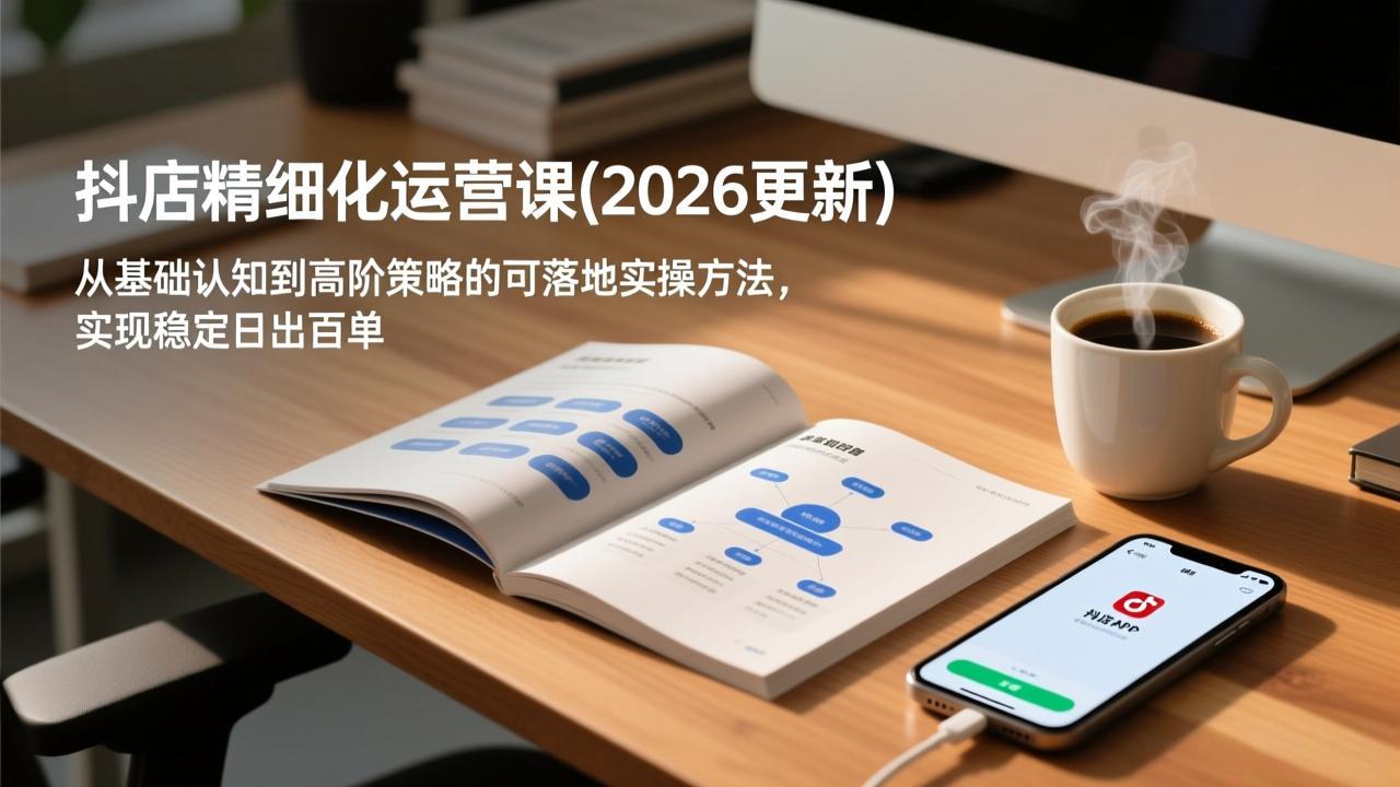 抖店精细化运营课(更新6月-钱途社
