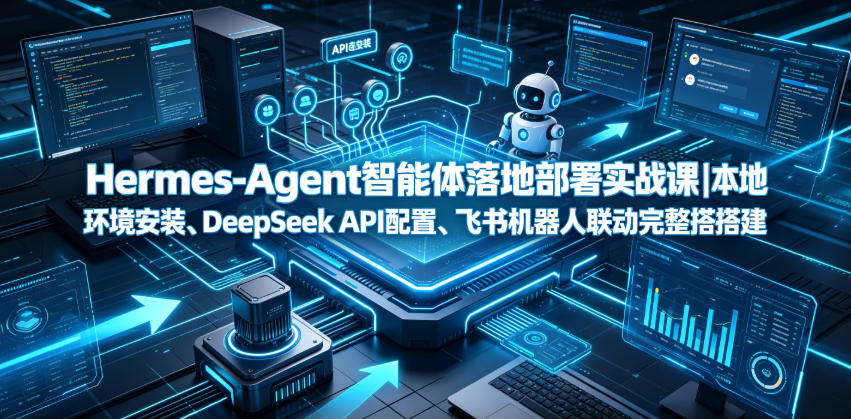 Hermes-Agent智能体落地部署实战课｜本地环境安装、DeepSeek API配置、飞书机器人联动完整搭建教程-钱途社