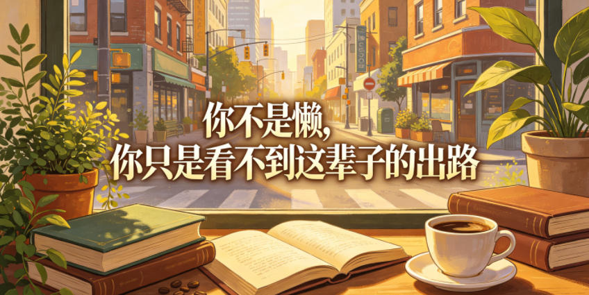 付费文章：你不是懒，你只是看不到这辈子的出路-钱途社