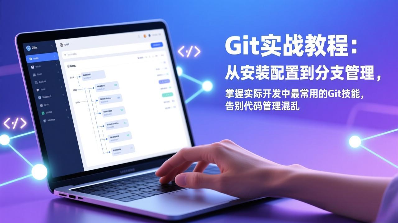 Git实战教程：从安装配置到分支管理，掌握实际开发中最常用的Git技能，告别代码管理混乱-钱途社