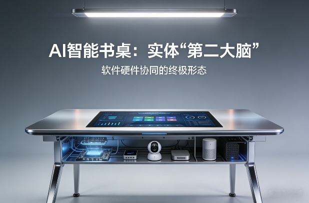 AI智能书桌搭建，构建你的实体“第二大脑”，软件硬件协同的终极形态-钱途社