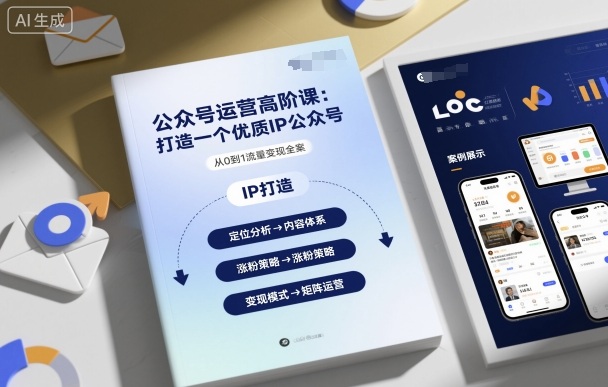公众号运营高阶课,打造一个优质IP公众号-钱途社