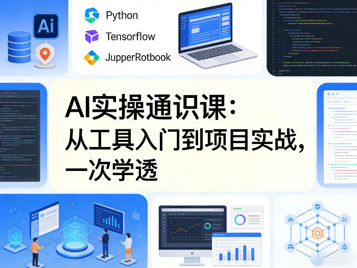 AI实操通识课，从工具入门到项目实战，一次学透-钱途社
