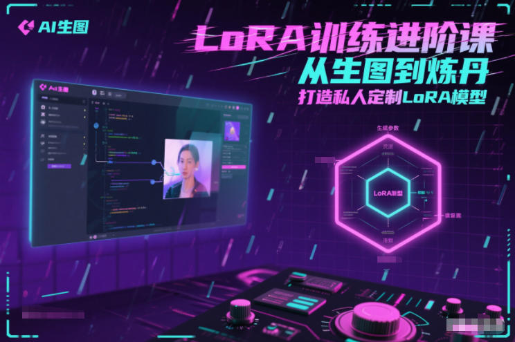 LoRA训练进阶课,从生图到炼丹,打造私人定制LoRA模型-钱途社