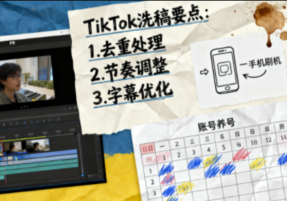 TikTok洗稿剪辑全流程课-钱途社