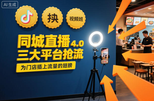 同城直播实操班4.0，三大平台抢流，为门店插上流量的翅膀-钱途社