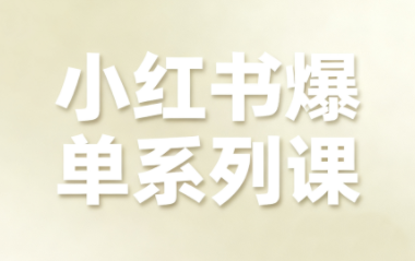 尼采老师·小红书爆单系列课-钱途社