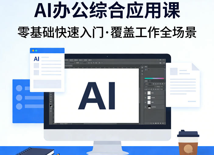AI办公综合应用课,零基础快速入门,覆盖了工作中各种应用场景-钱途社