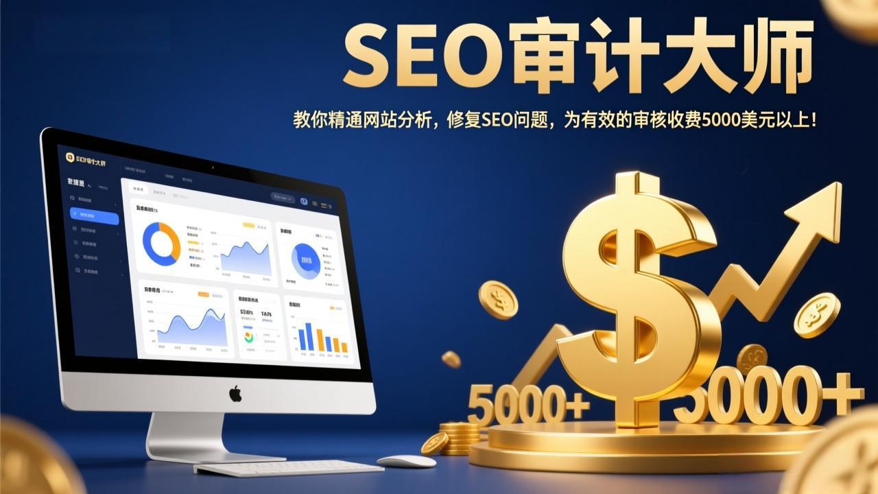 SEO审计大师：教你精通网站分析，修复SEO问题，为有效的审核收费5000美元以上！-钱途社