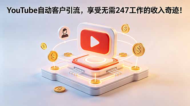 YouTube 自动客户引流,享受无需 247 工作的收入奇迹!【原创双语字幕】-钱途社