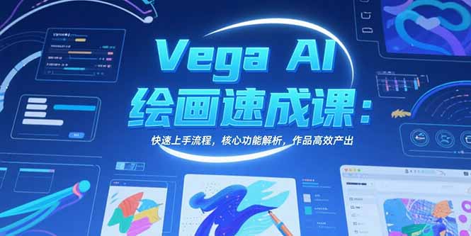 Vega AI绘画速成课：快速上手流程，核心功能解析，作品高效产出-钱途社