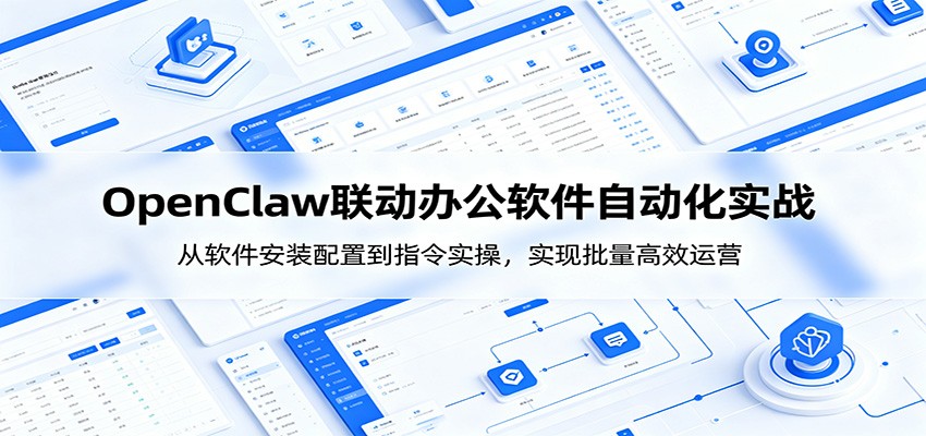 OpenClaw自动化实操课：从软件安装配置到指令实操，实现批量高效运营-钱途社