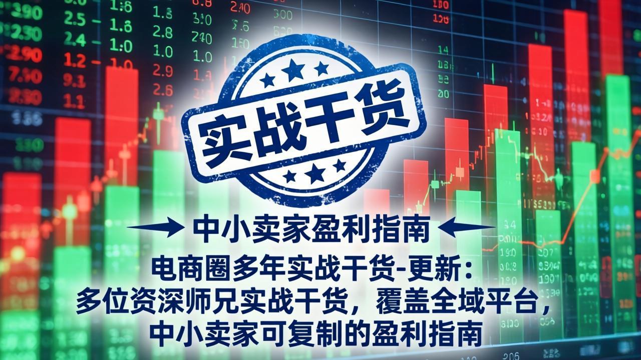 电商圈多年实战干货-更新5月20：多位资深师兄实战干货/覆盖全域平台，中小卖家可复制的盈利指南-钱途社