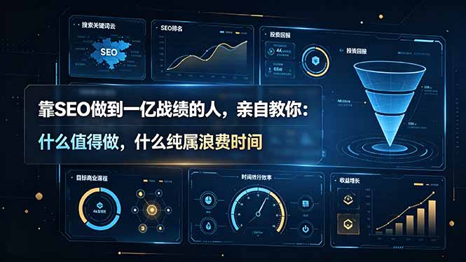 靠SEO做到一亿战绩的人，亲自教你：什么值得做，什么纯属浪费时间【原创双语字幕】-钱途社