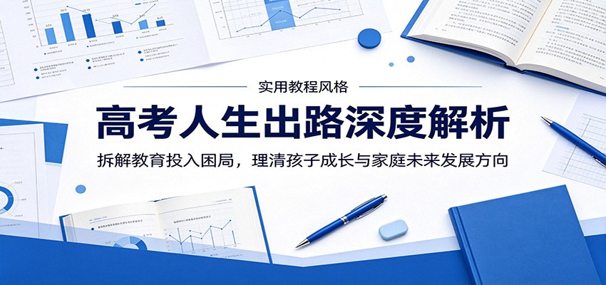 高考人生出路深度解析：拆解教育投入困局，理清孩子成长与家庭未来发展方向-钱途社