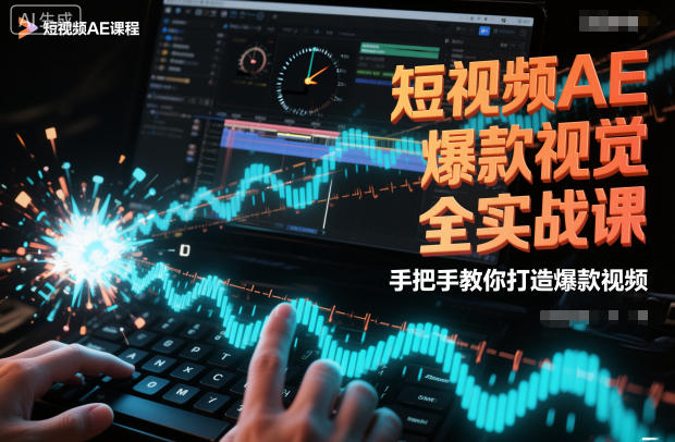 短视频AE爆款视觉全实战课，手把手教你打造爆款视频-钱途社