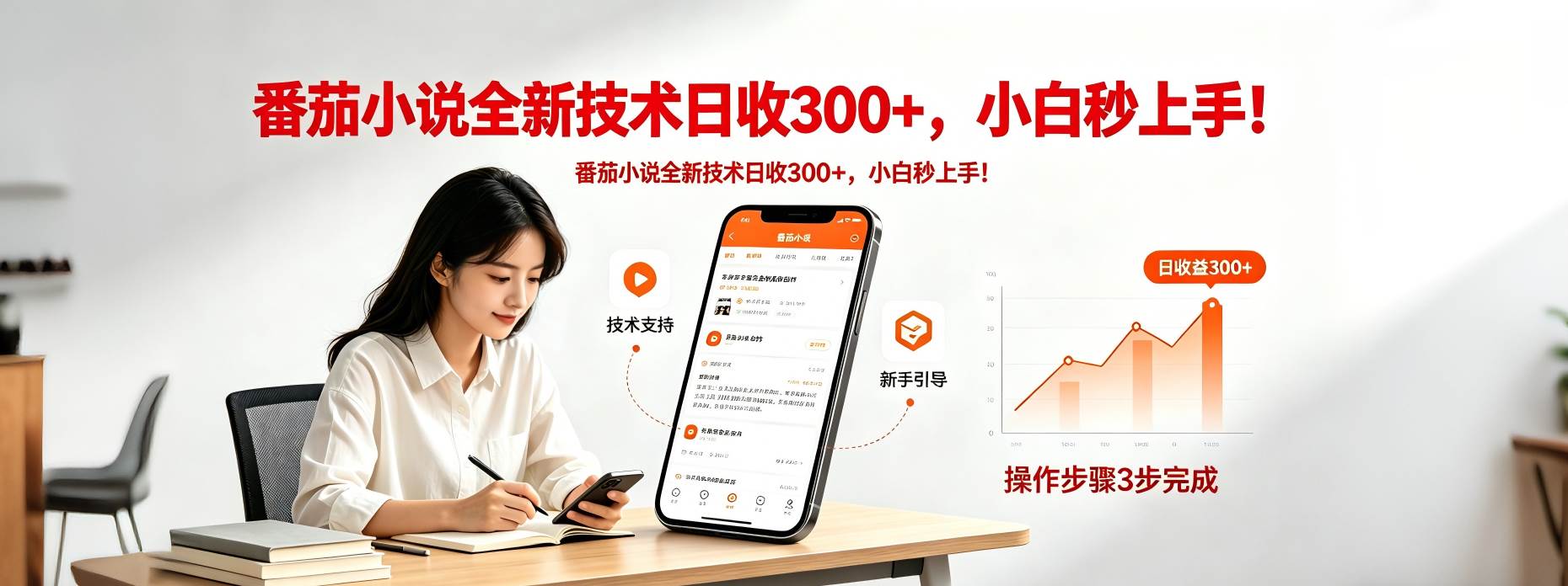 （18392期）番茄小说全新技术全新玩法！无脑日收300+-钱途社