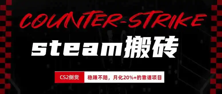 steam搬砖，倒卖cs2饰品，达到月化20%+的收益，真正的靠谱可落地长期项目-钱途社