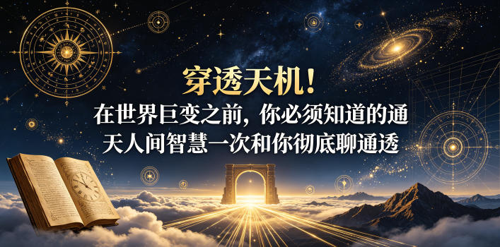 付费文章：穿透天机！在世界巨变之前，你必须知道的通天人间智慧一次和你彻底聊通透-钱途社