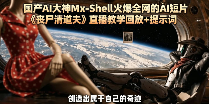 国产AI大神Mx-Shell火爆全网的AI短片《丧尸清道夫》直播教学回放+提示词-钱途社