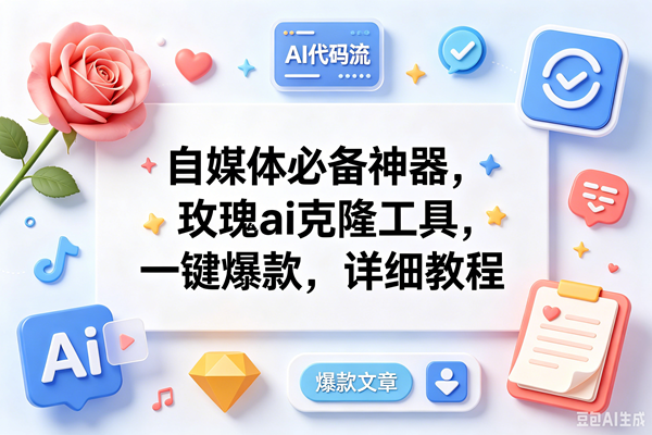 （18882期）玫瑰克隆ai工具，一键爆款ai工具，自媒体必备神器，50多个功能，详细教程-钱途社