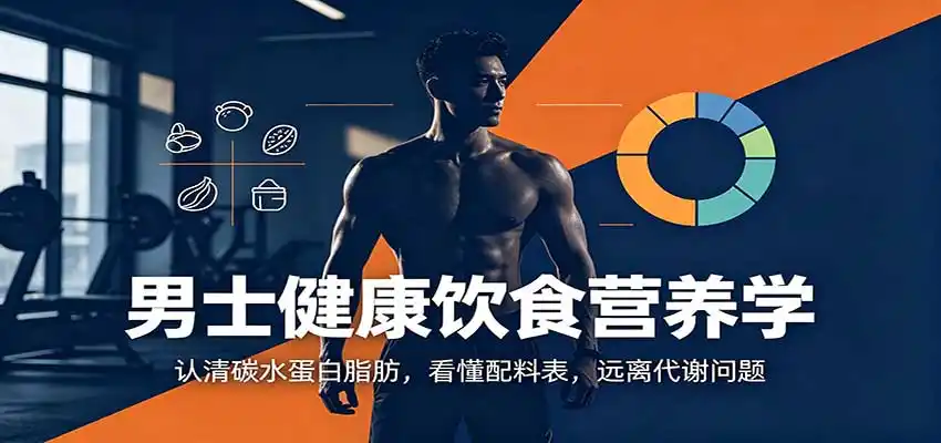 男士健康饮食营养学：认清碳水蛋白脂肪，看懂配料表，远离代谢问题-钱途社