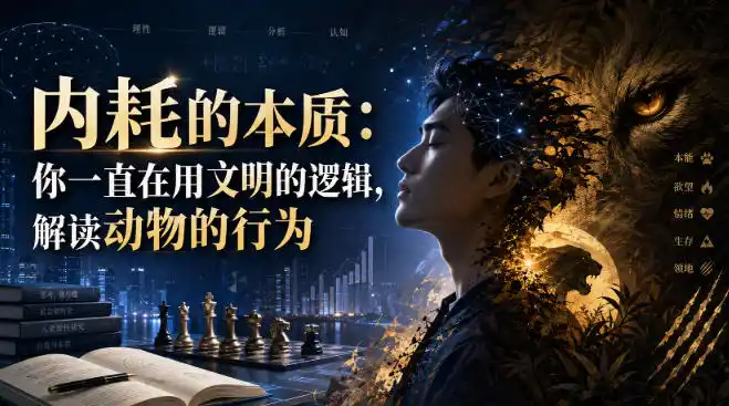 付费文章：内耗的本质：你一直在用文明的逻辑，解读动物的行为-钱途社