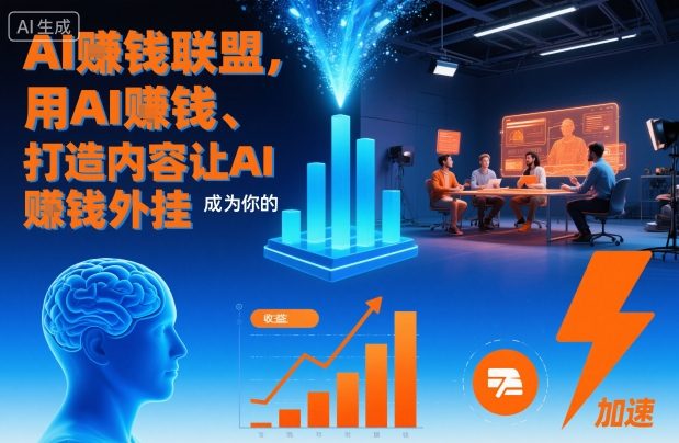 AI賺钱联盟，用AI賺钱、打造内容让AI成为你的賺钱外挂-钱途社