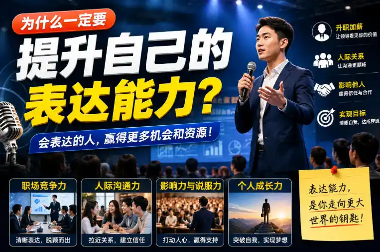 付费文章：为什么一定要提升自己的表达能力？-钱途社