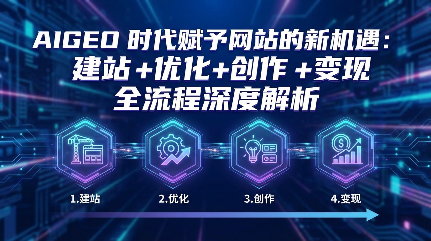 AIGEO+时代赋予网站的新机遇：建站+优化+创作+变现+全流程深度解析-钱途社