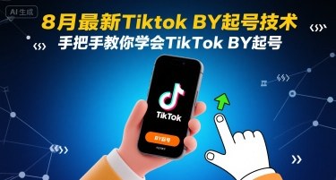 8月最新Tiktok搬运起号技术，手把手教你学会TikTok搬运起号-钱途社
